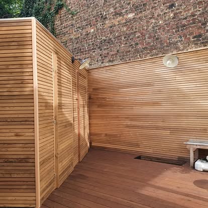 Une terrasse tout en bois